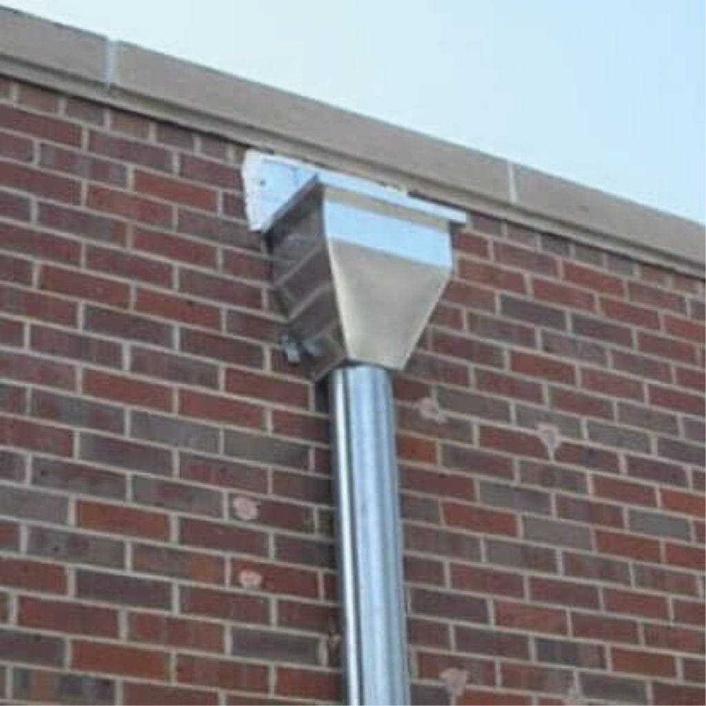 COMMERCIAL DOWNSPOUT CHICAGO we fix commercial gutter downspout in Chicago