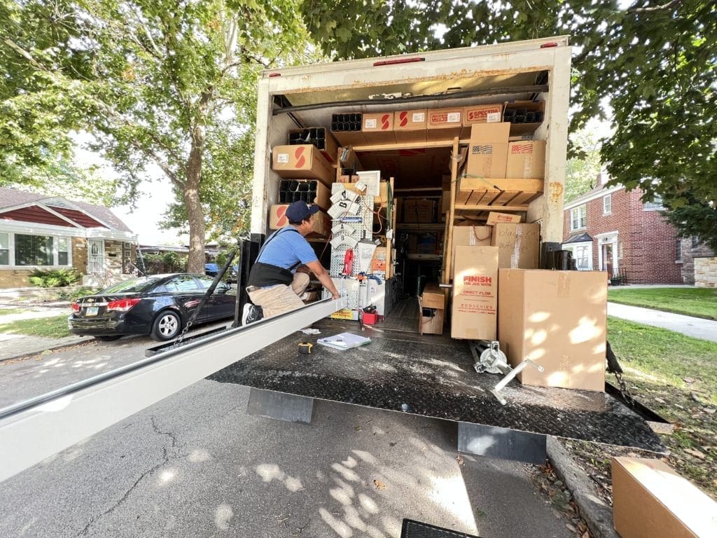 onsite gutter delivey seamless gutter delivery