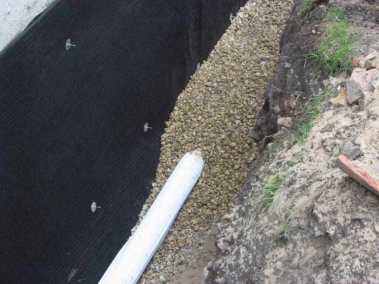 underground drainage repair gutter downspout