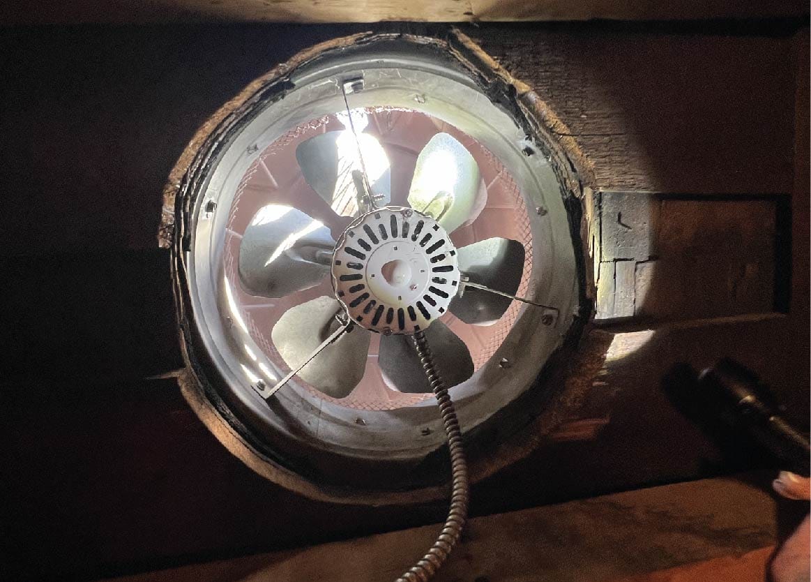 attic vent fan installation service