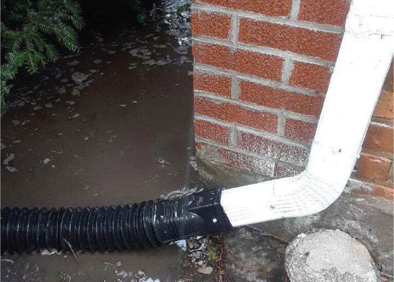 extension downspout installation service