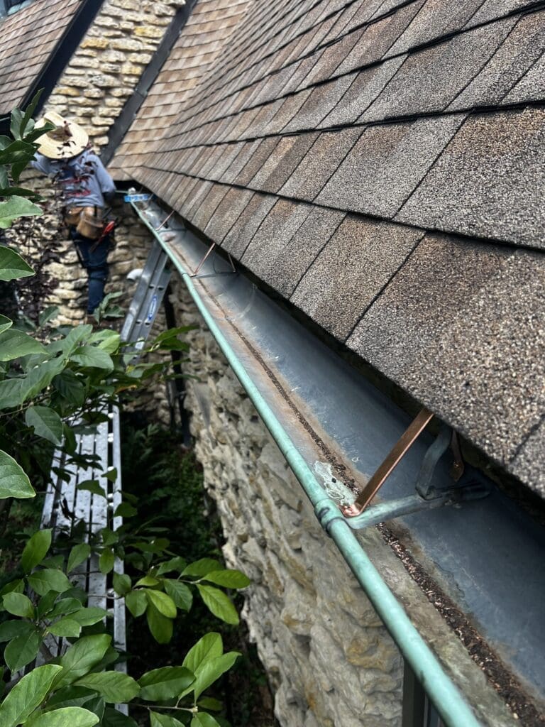 copper gutter service in Chicago Il