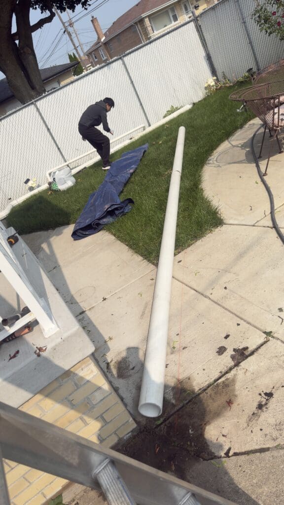 Downspout Drainage Installation Service (Also Known as French Drain) Downspout Drainage Installation Service (Also Known as French Drain)